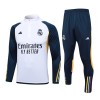 Real Madrid Training Sweatshirts Quarter-zip 2023-24 Weiße Für Herren